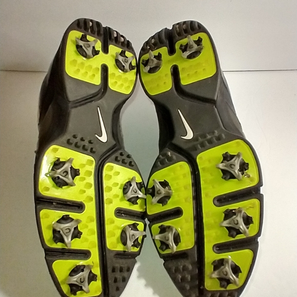 Nike Shoes Nike Lunarlon Black Leather Golf Shoes Mens Sz 95 Poshmark